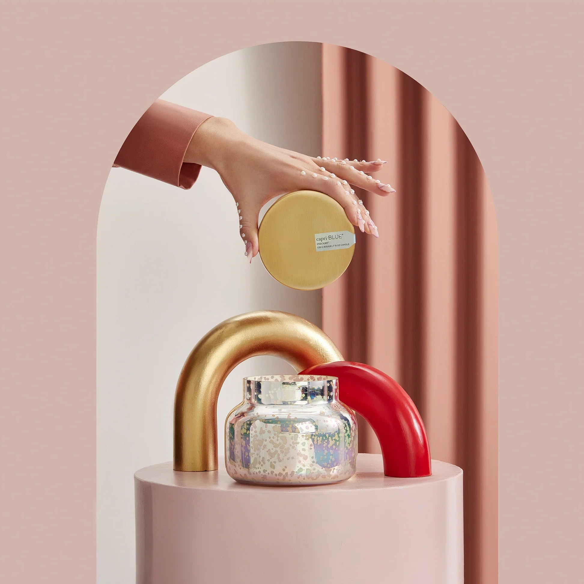 Volcano Mercury Iridescent Candle