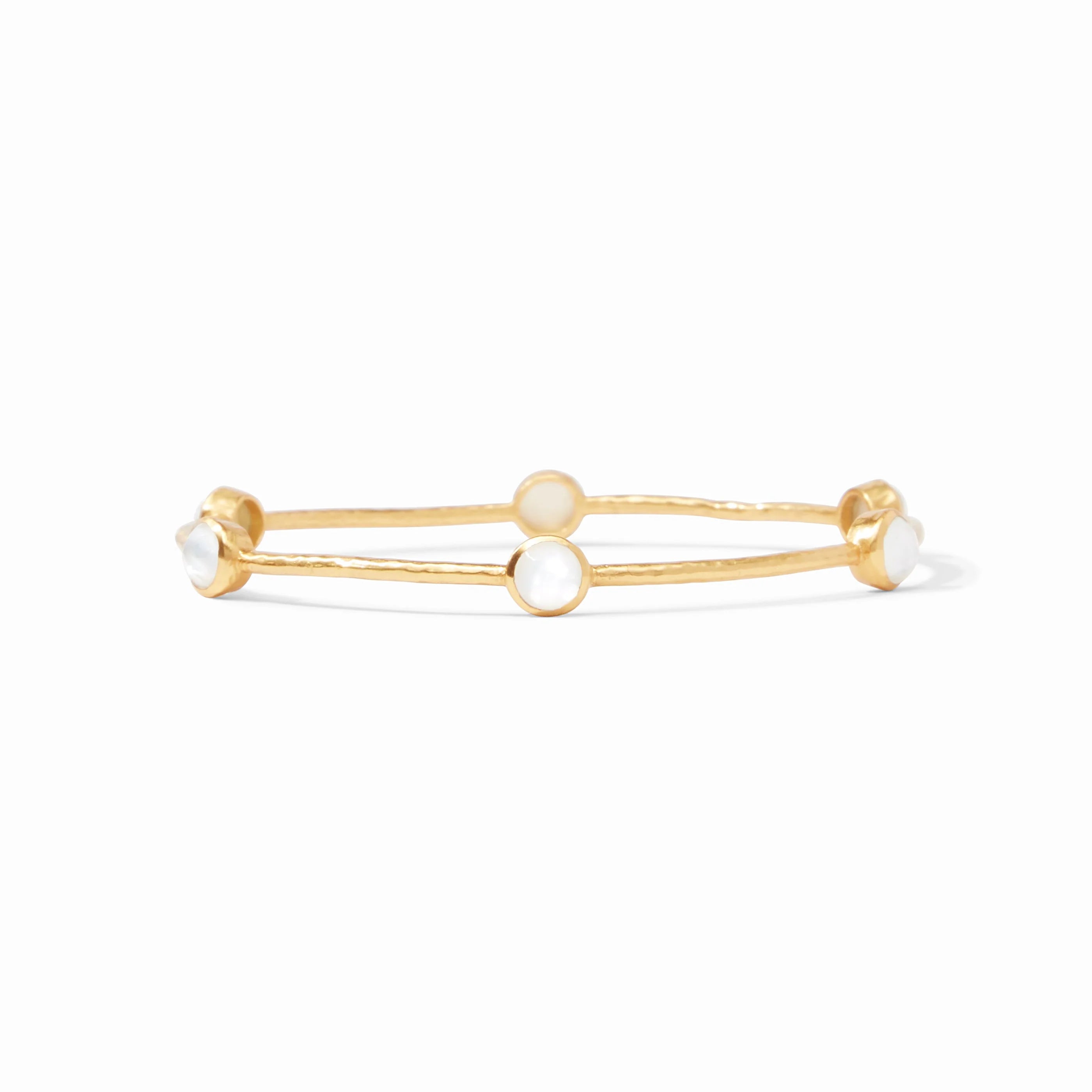 Milano Luxe Bangle- Iridescent Clear Crystal