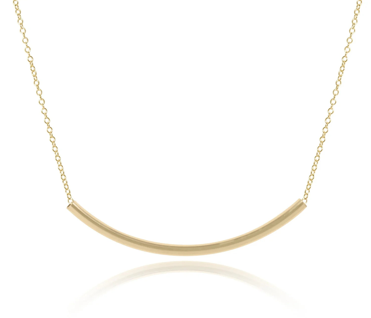 Enewton 16"Necklace Gold - Bliss Bar Smooth