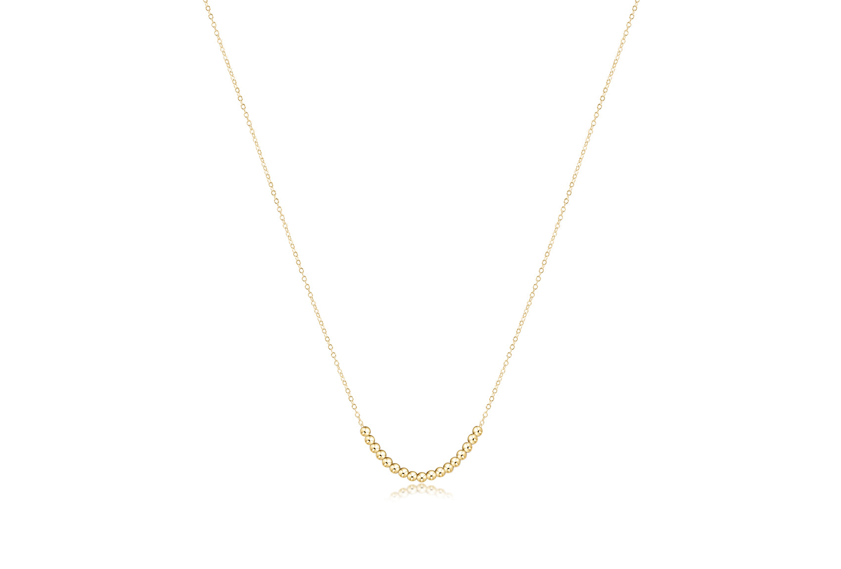 Enewton 16" Necklace Gold Classic Beaded Bliss - 2.5mm