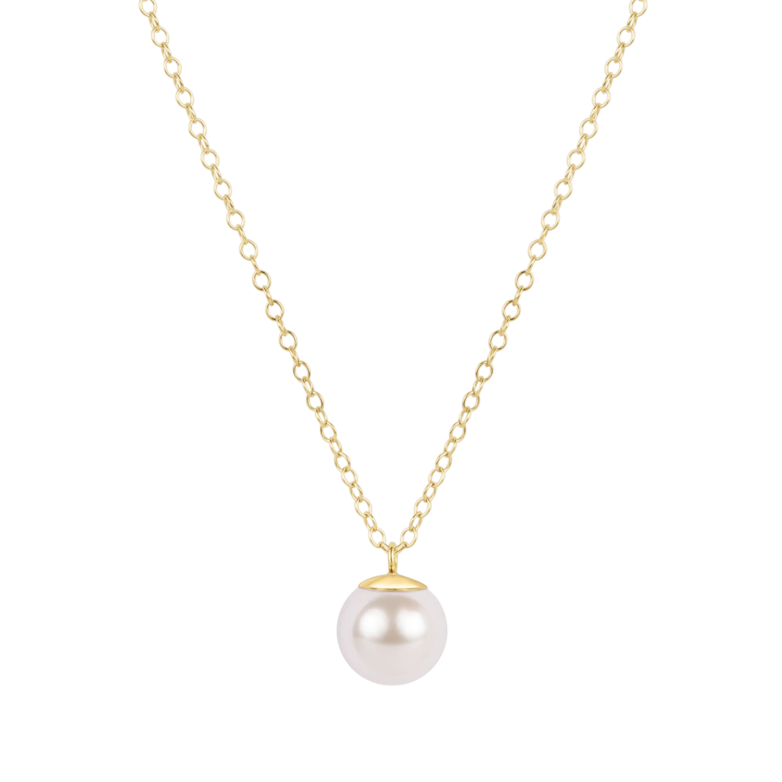 Enewton 16" Necklace Gold Classic Pearl 10mm Charm