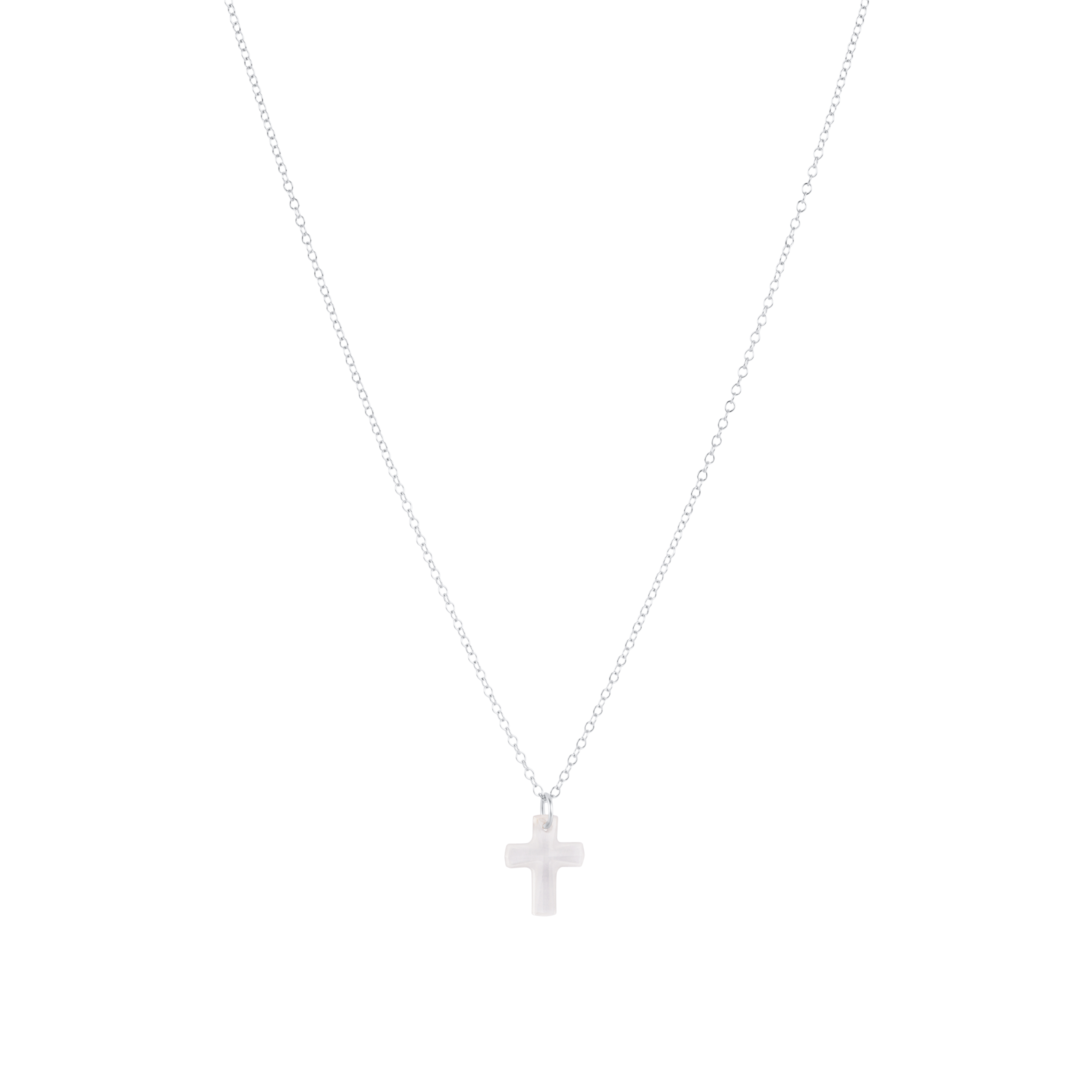 Enewton 16" Necklace Sterling - Blessed Crystal Charm