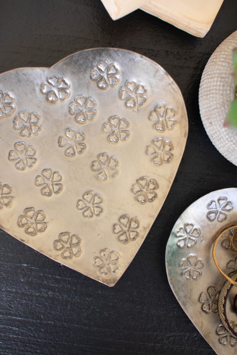 Metal Heart Bowls
