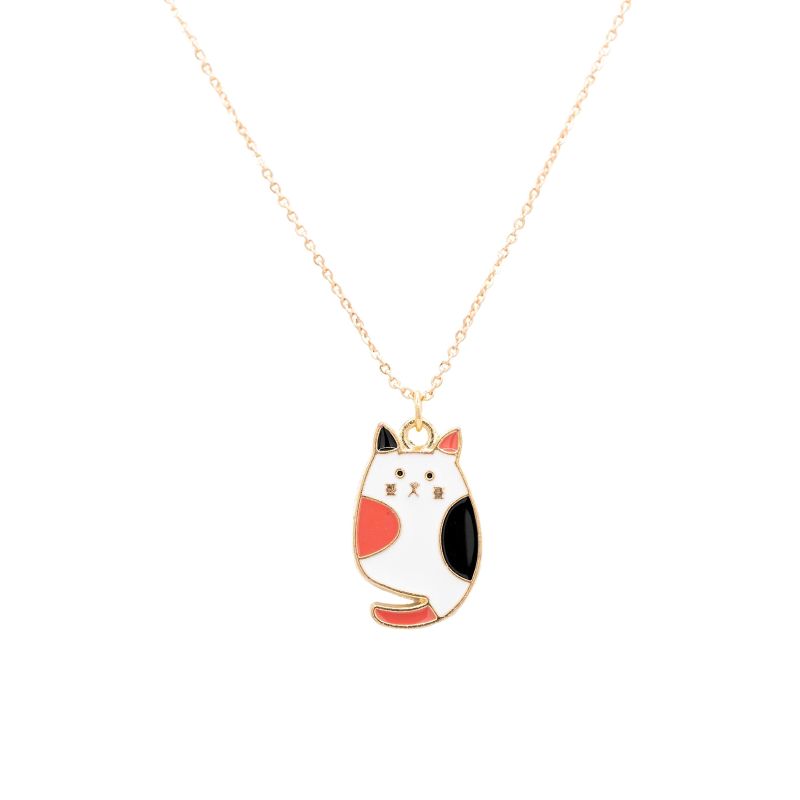 Kids Calico Cat Necklace from Rebecca