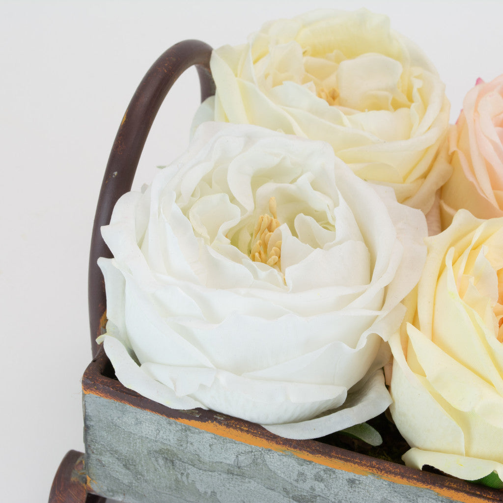 REAL TOUCH WHITE 17" ENGLISH ROSE