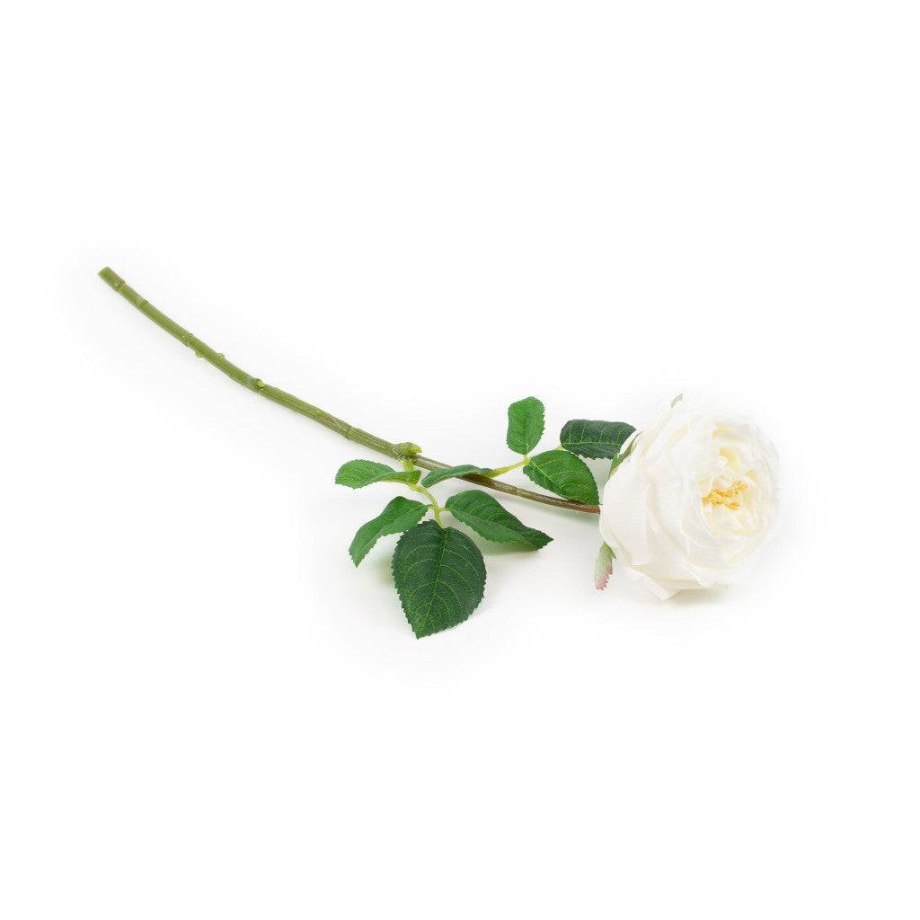 REAL TOUCH WHITE 17" ENGLISH ROSE