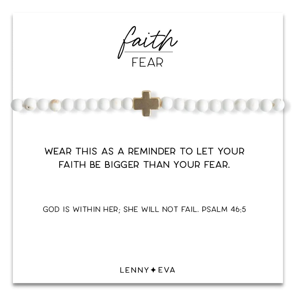 Faith Over Fear Bracelet from Lenny & Eva