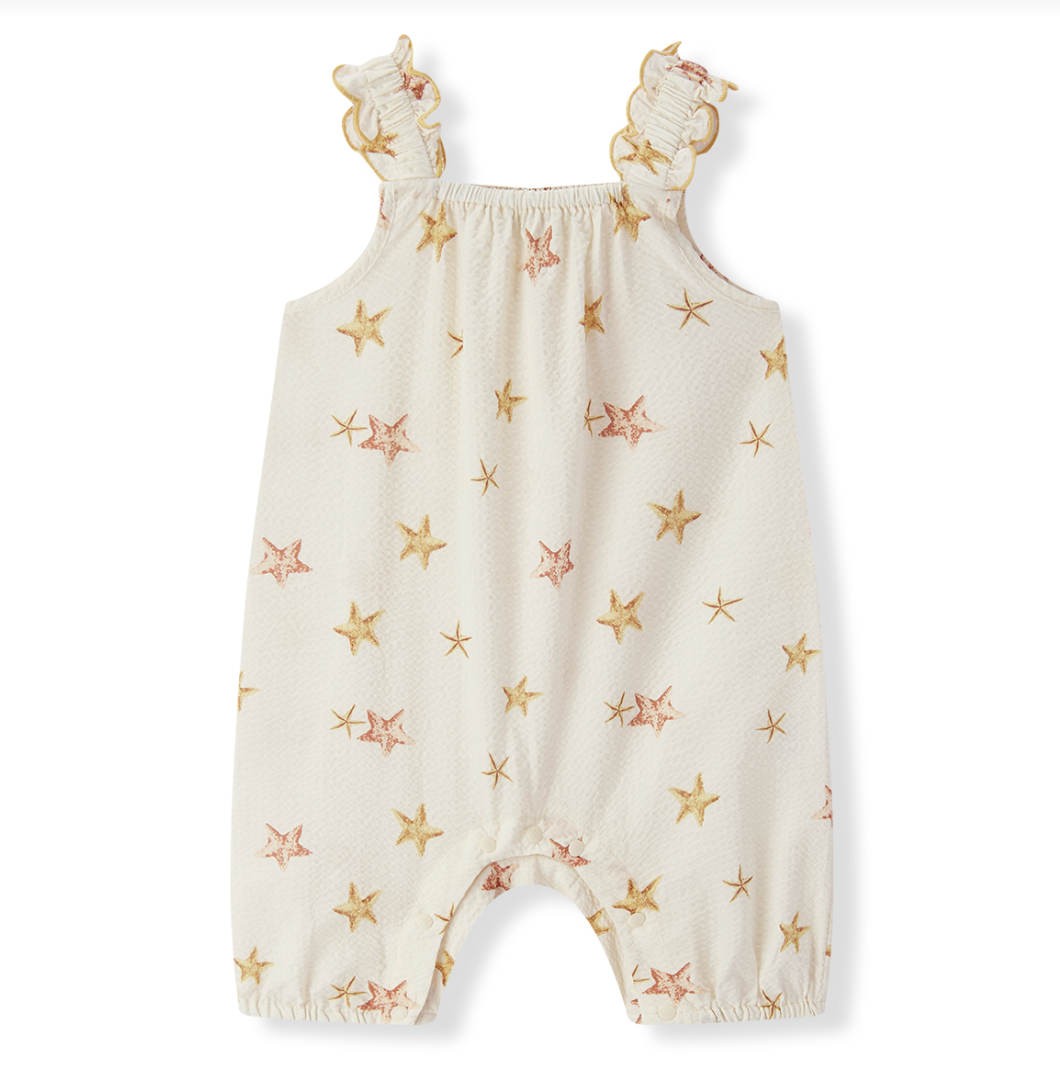 Bubble Romper Starfish Dreams