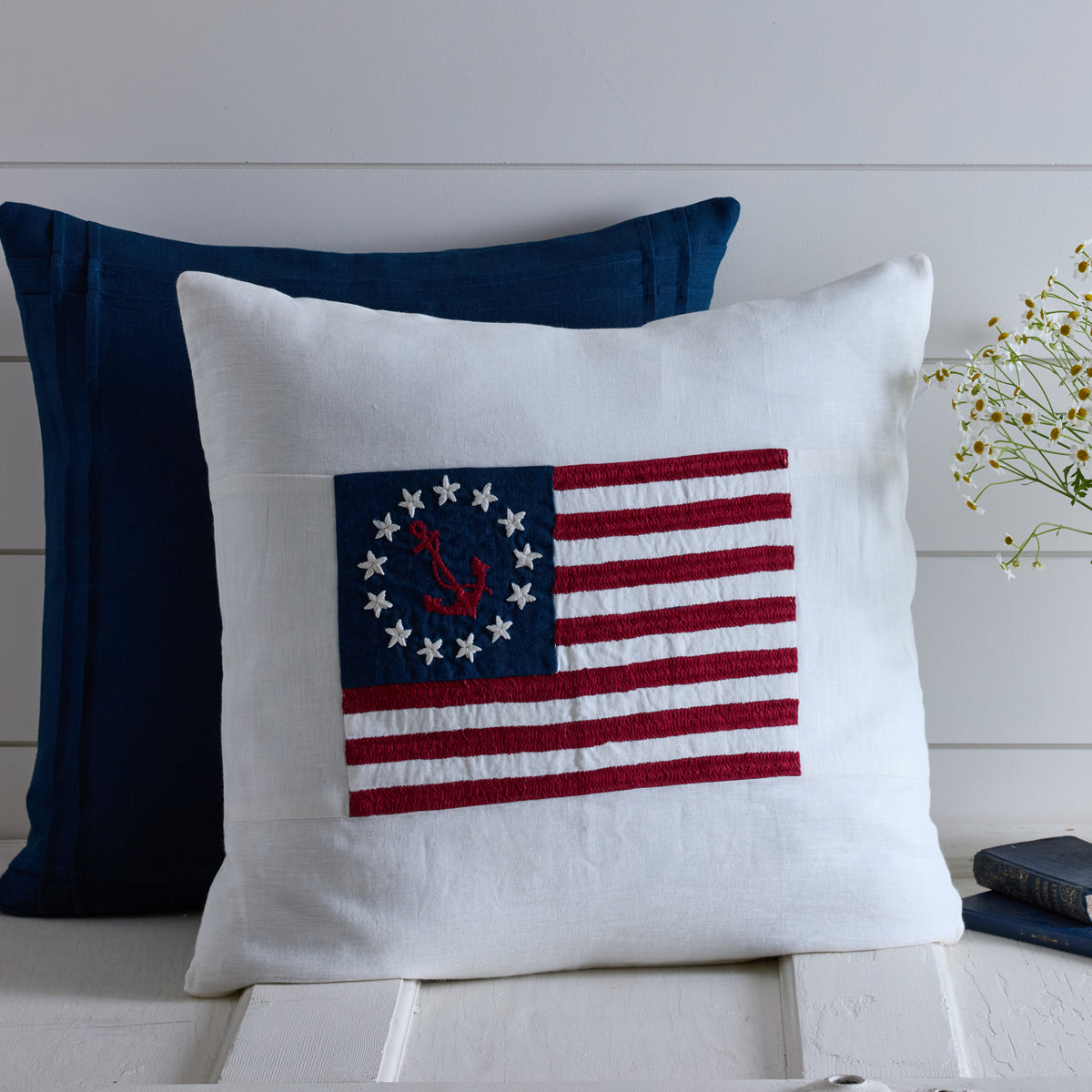 Nautical Flag Throw Pillow
