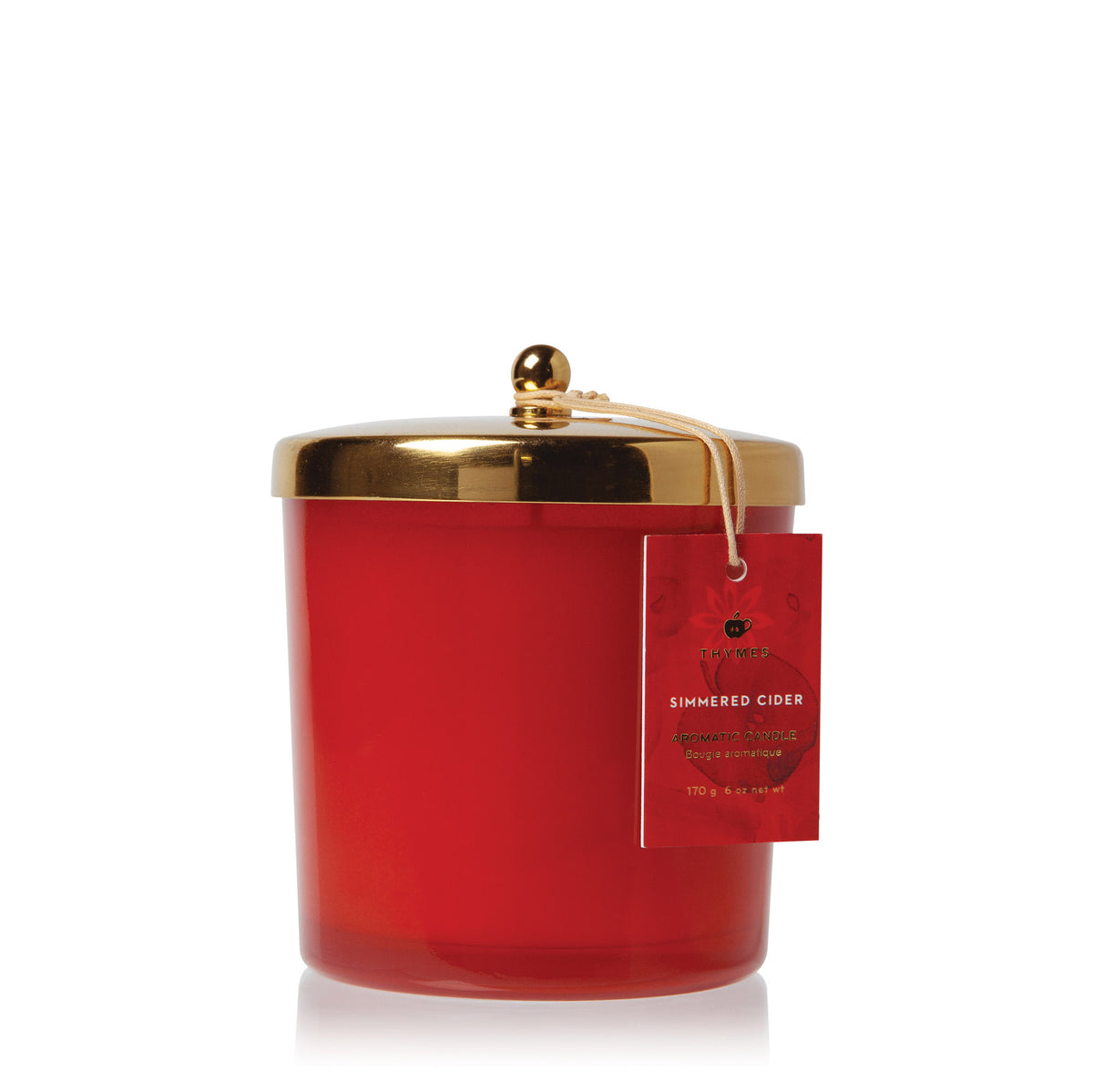 Simmered Cider Poured Candle, Harvest Red