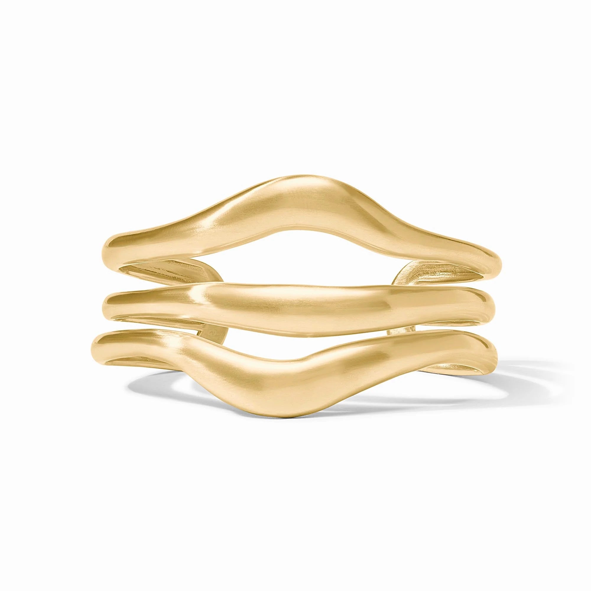 Wave Cuff Bracelet- Gold