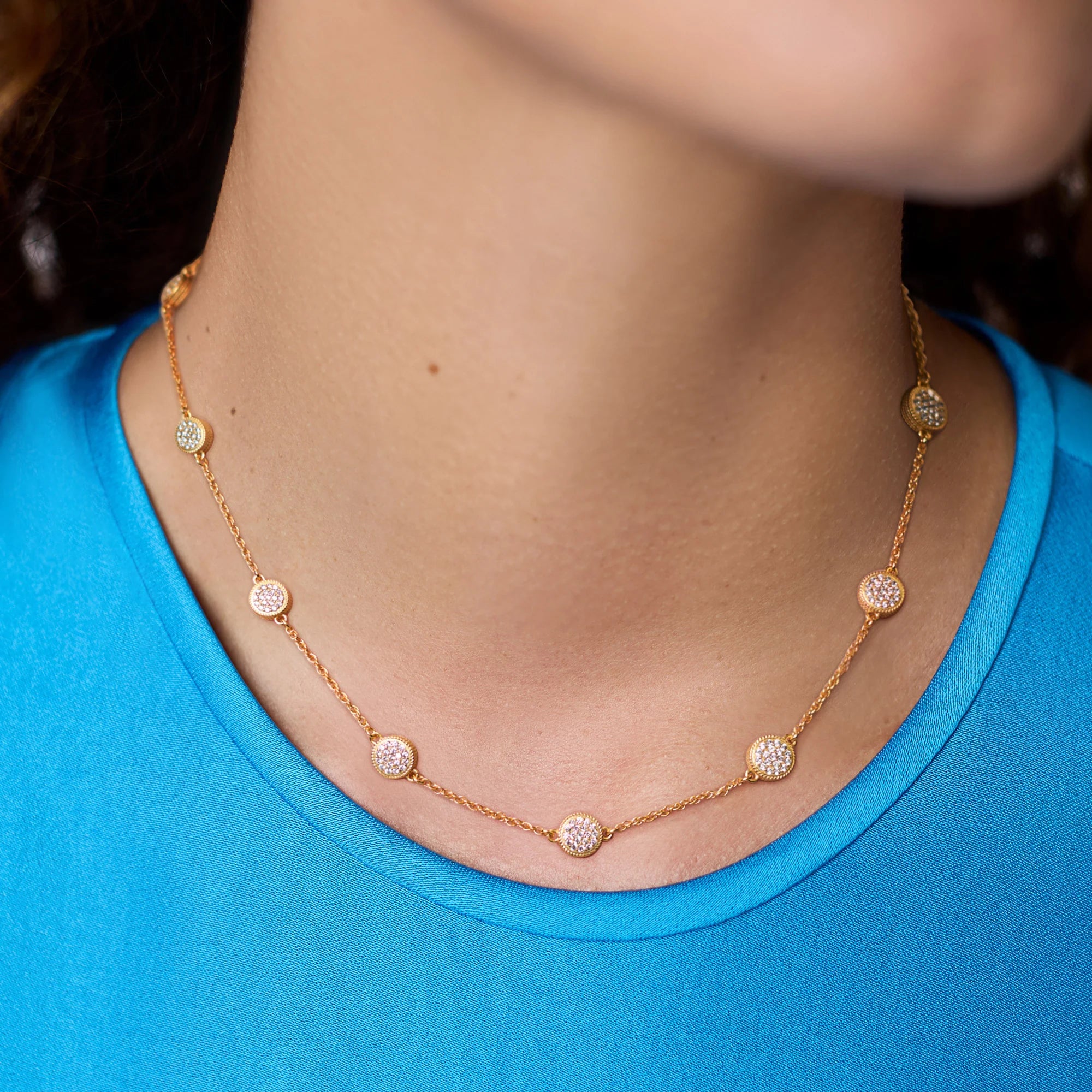 Windsor Delicate Station Necklace - Julie Vos