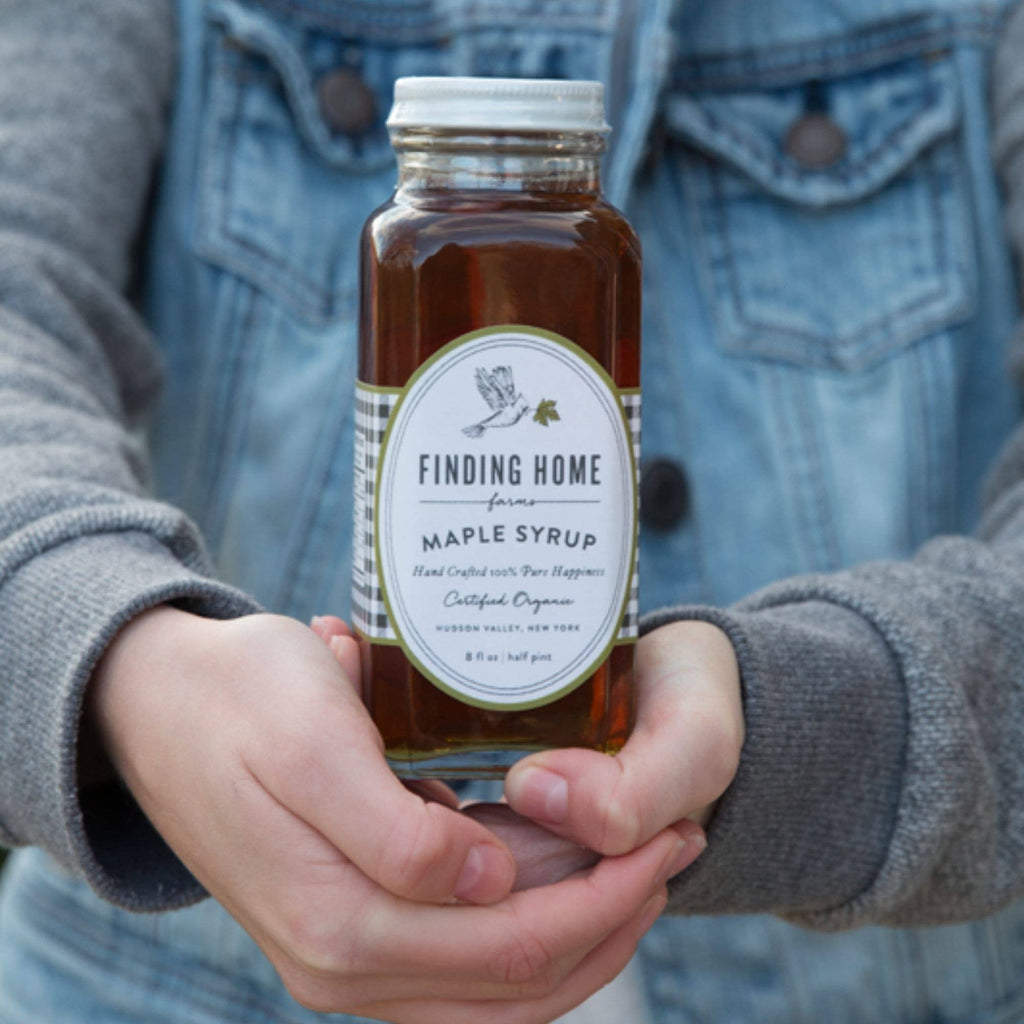 100% Pure Organic Maple Syrup - 8 oz Farmhouse Bottle