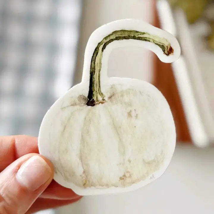 White Pumpkin Sticker