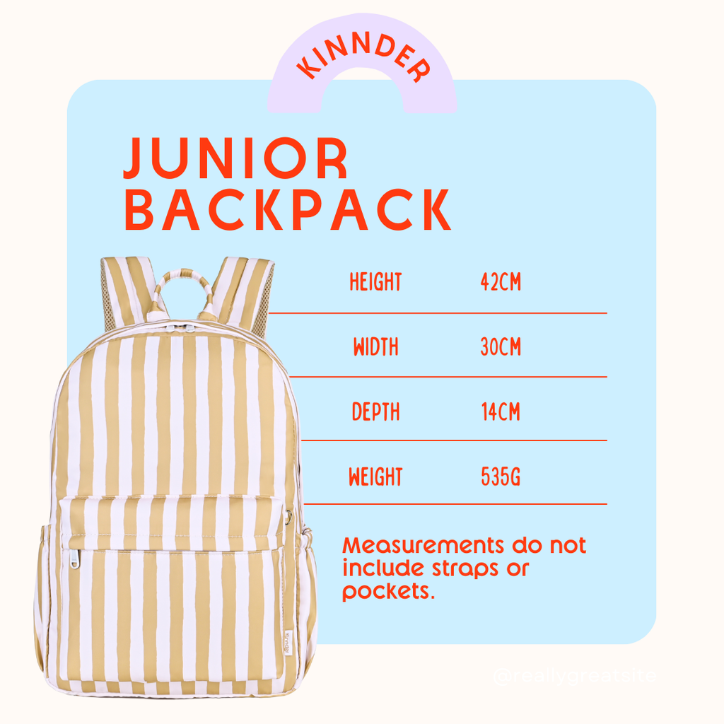 Caramel Check Junior Kindy/School Backpack