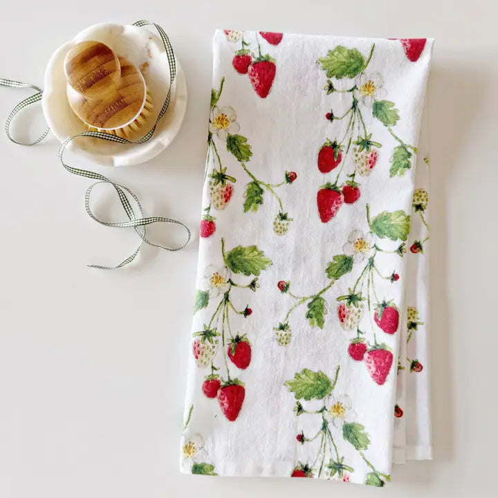 Emily Lex - Strawberry Tea Towel