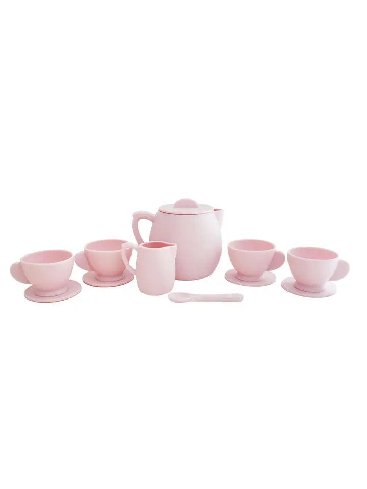 Primrose Pink Silicone Tea Play Set