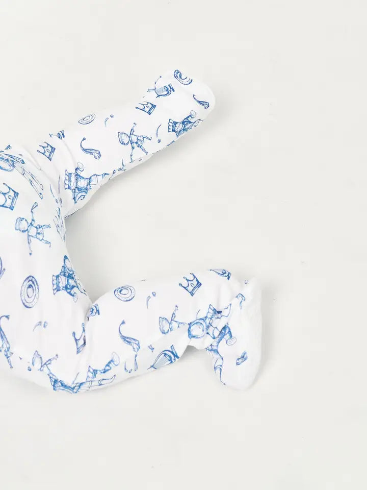 David & Goliath Blue Pj Onesie 3-6 Months