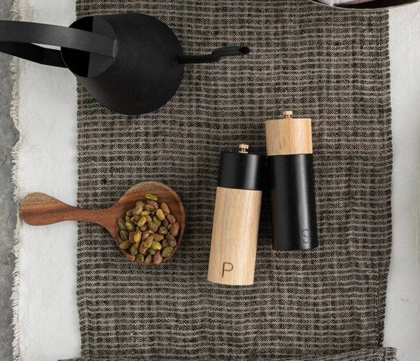 Two-Tone Salt and Pepper Mills