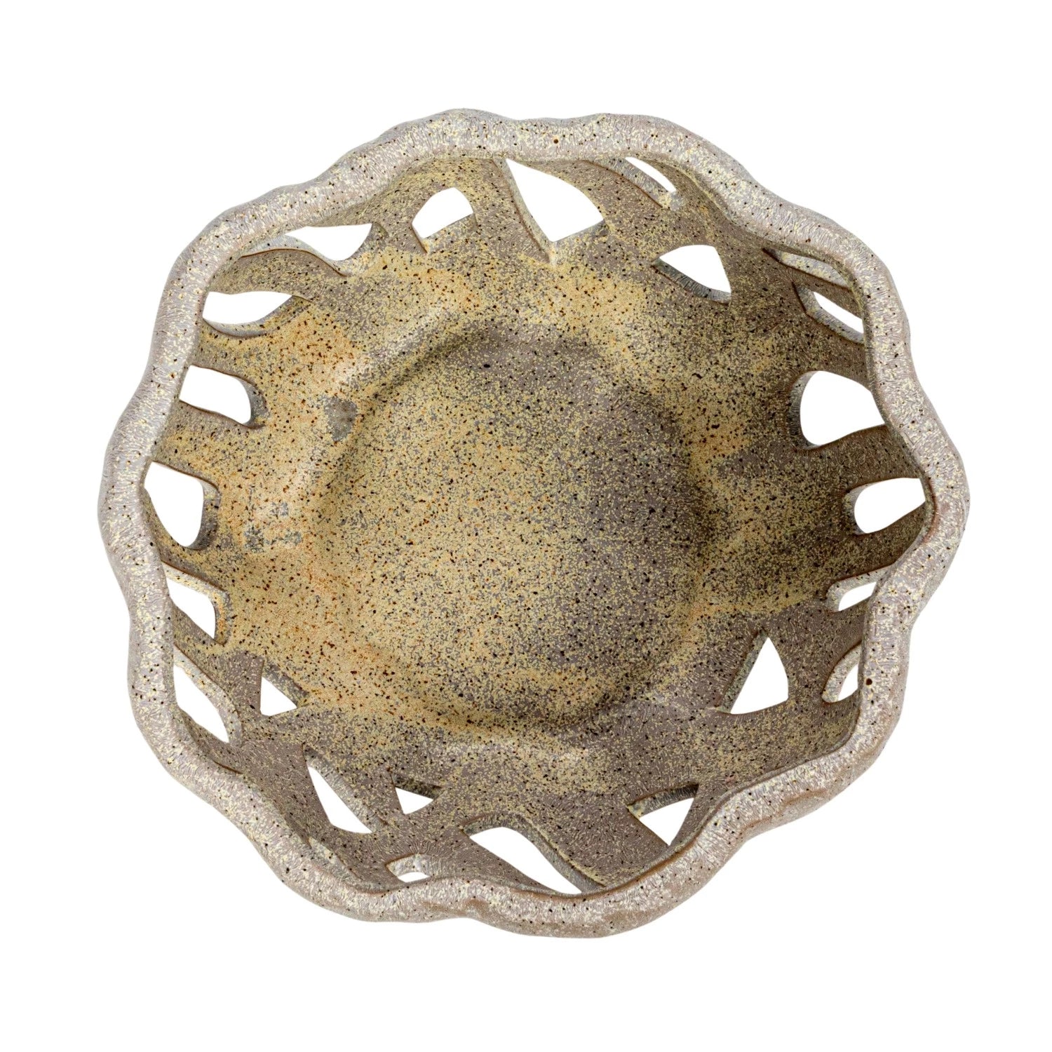 Stoneware Bread Basket (Each One Will Vary)