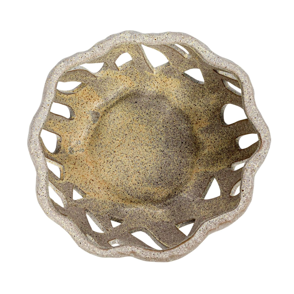 Stoneware Bread Basket (Each One Will Vary)