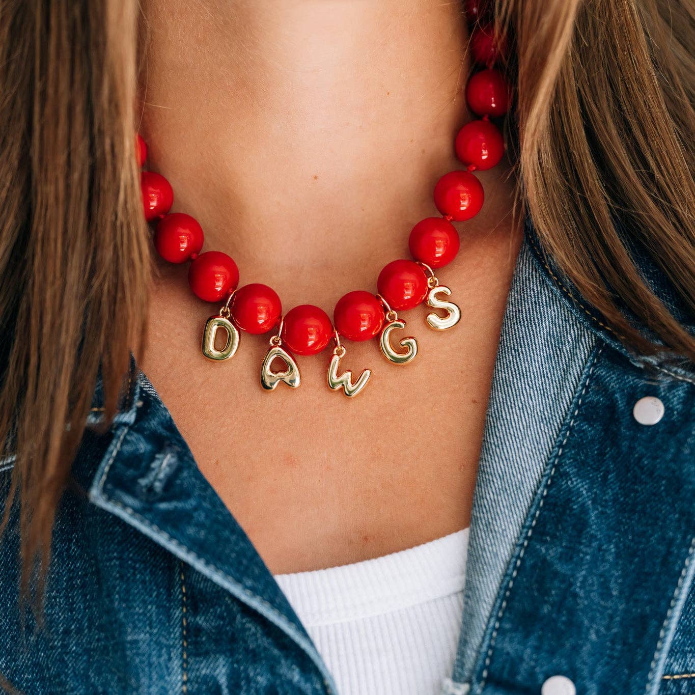 Stadium Necklace: Dawgs