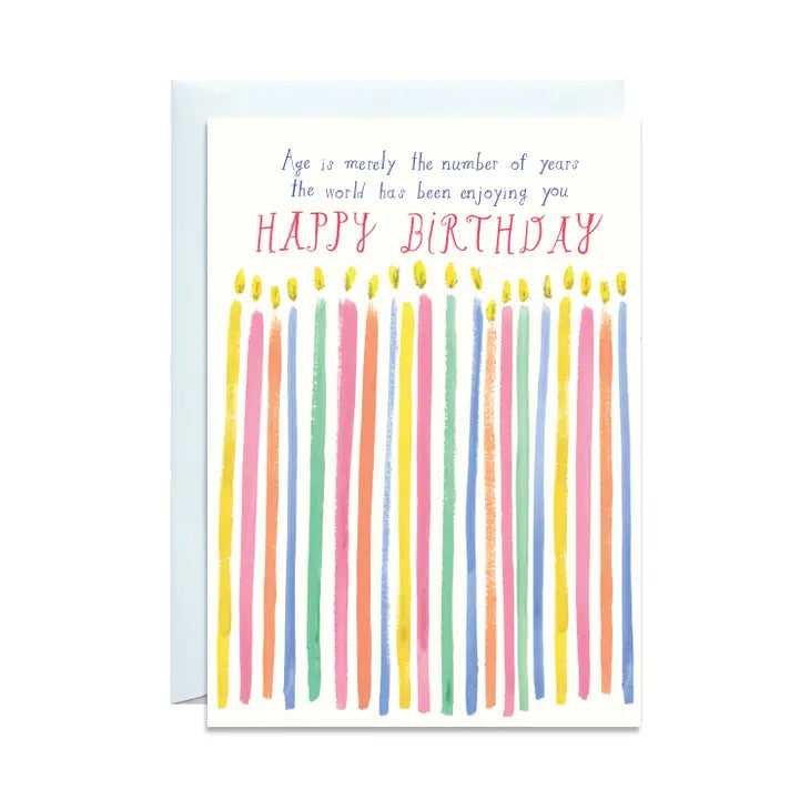 Age Is A Naughty Number - Greeting Card