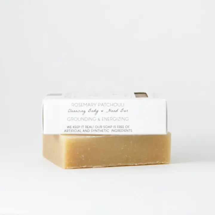 Rosemary Patchouli Bar Soap - Grounding & Renewing