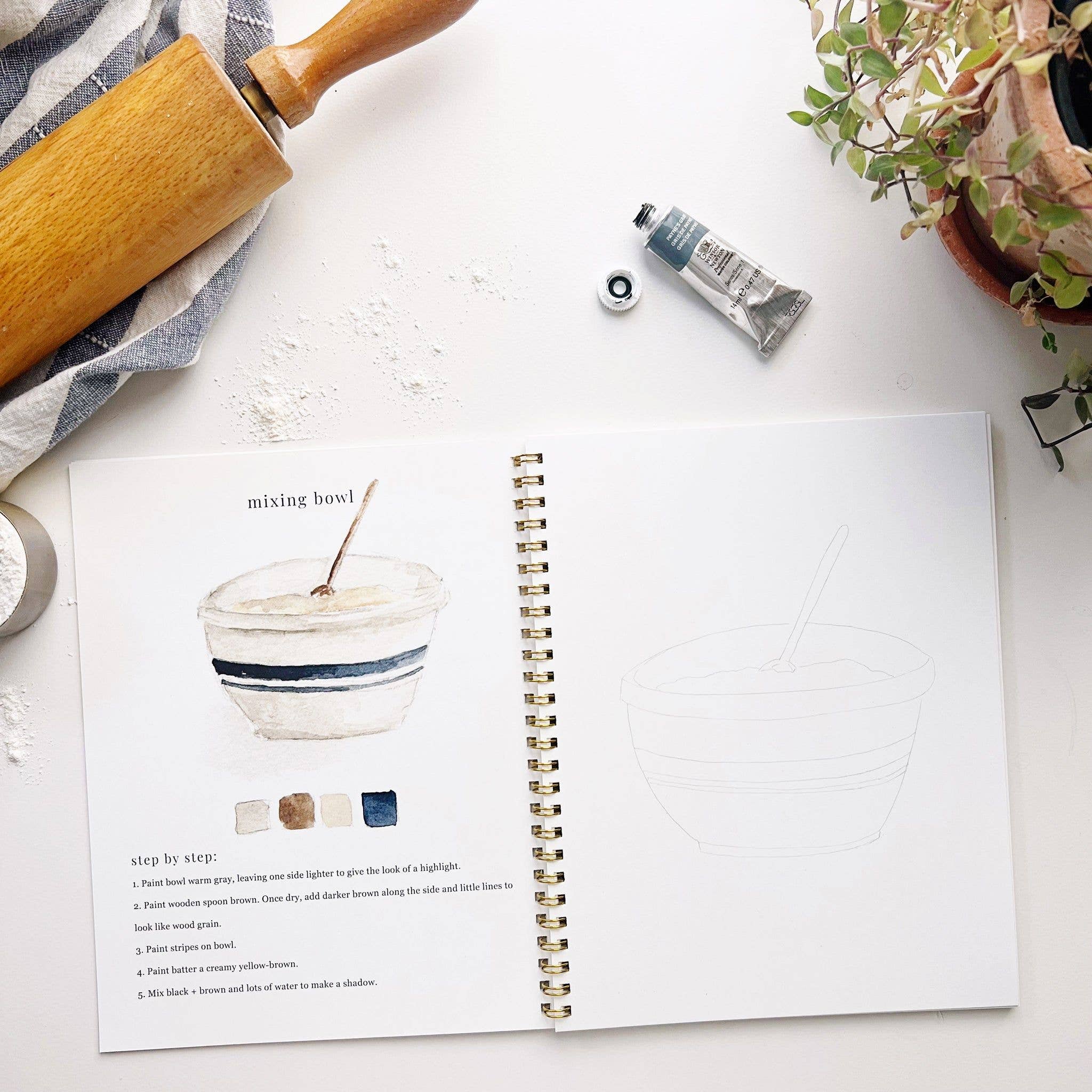Baking Watercolor Workbook by Emily Lex