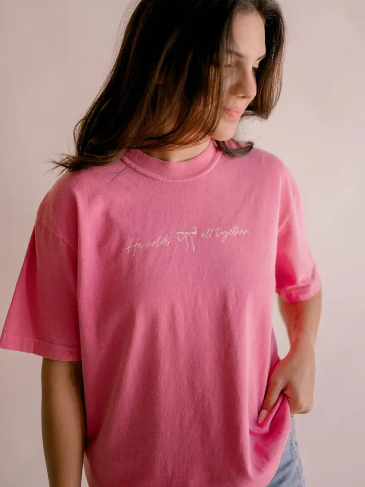 He Holds All Together Tee