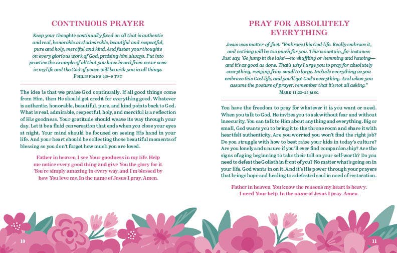 Pray and Never Give Up Devotional