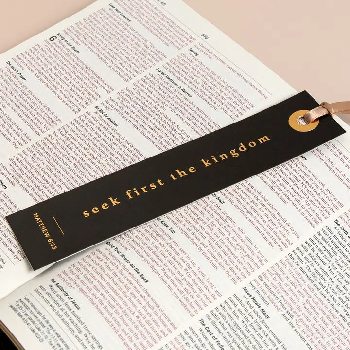 Seek First the Kingdom Bookmark