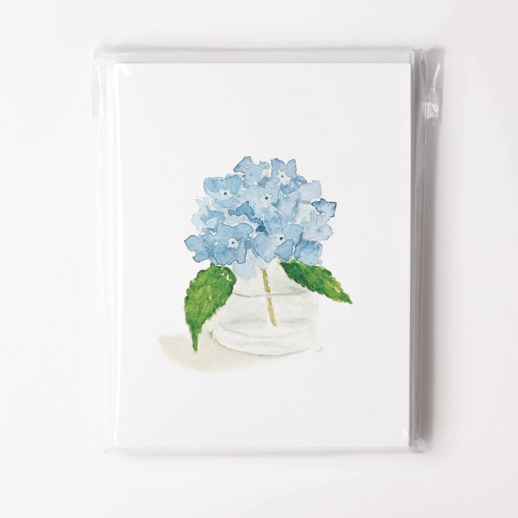 Hydrangea Notecard Set by Emily Lex