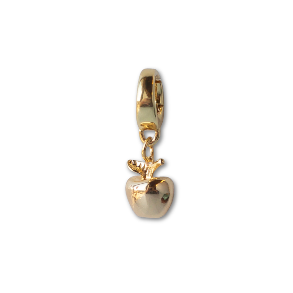 Gold Apple Charm