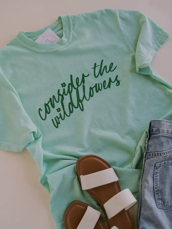 Consider The Wildflowers Tee (with daisys)