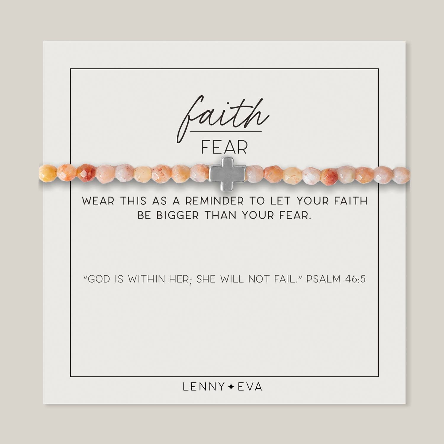 Faith Over Fear Bracelet