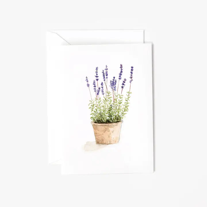 Lavender Mini Notecard - emily lex