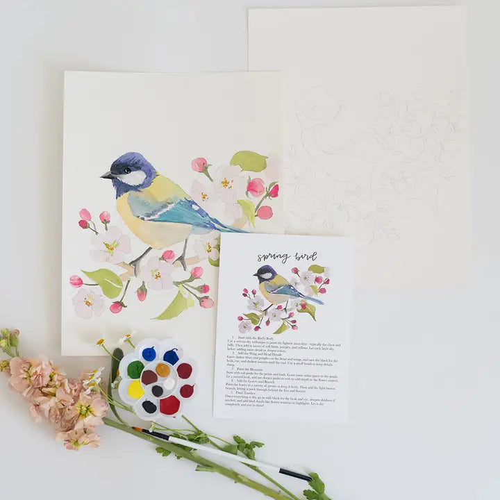 Spring Bird - Watercolor Kit
