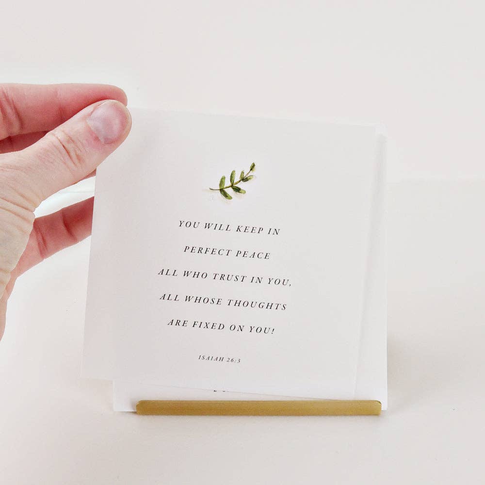 Brass Card Holder by emily lex