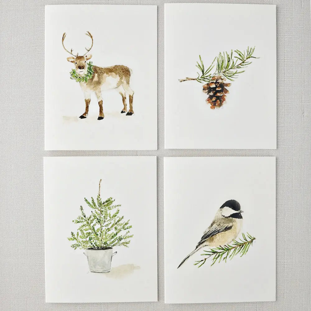Evergreen Notecard Set