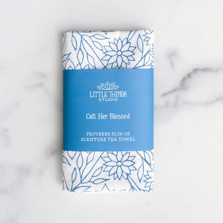 Proverbs Tea Towel – Call Her Blessed