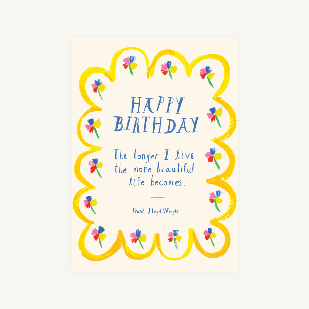 Words From Wright, Happy Birthday Greeting Card