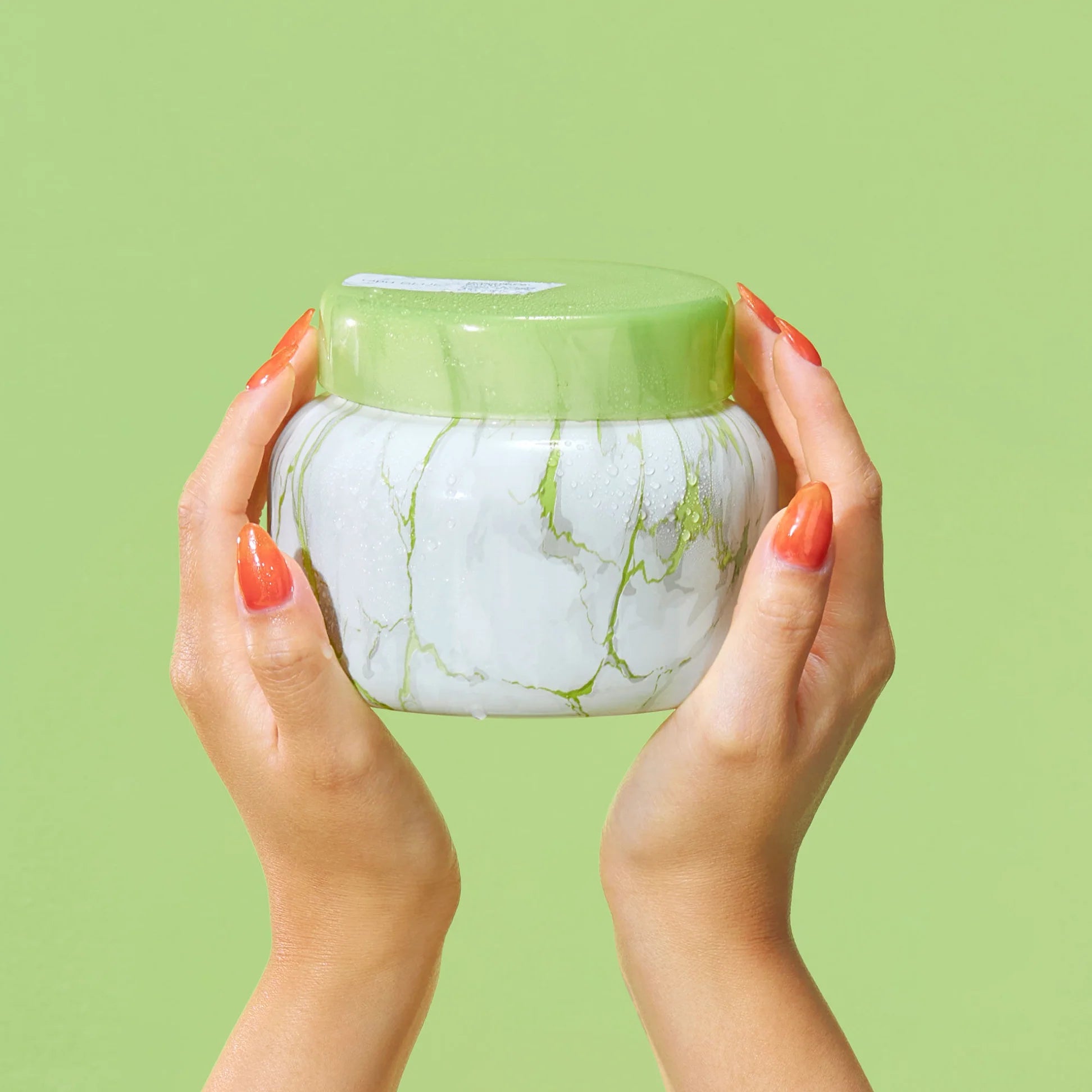 Honeydew Crush Modern Marble Candle