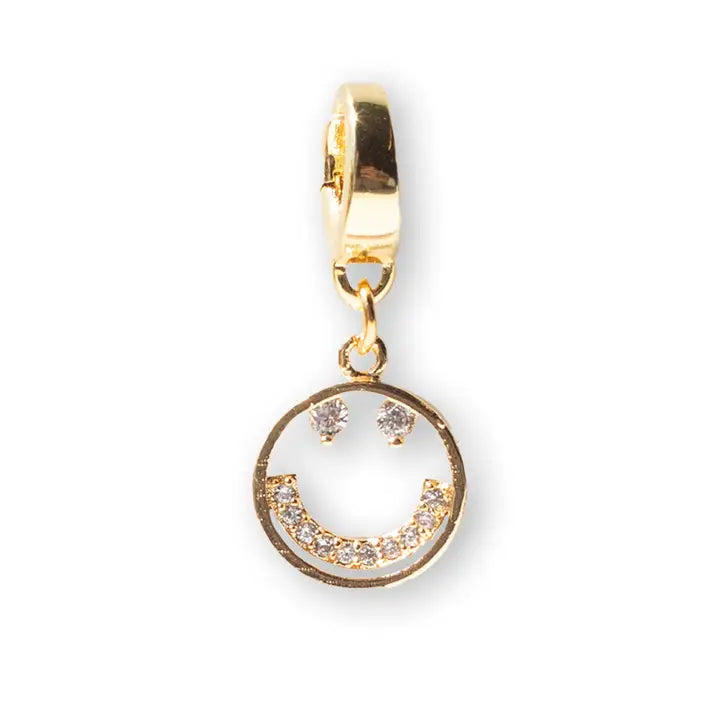 Smiley Charm | Charm Bar | Charm Necklace or Bracelet