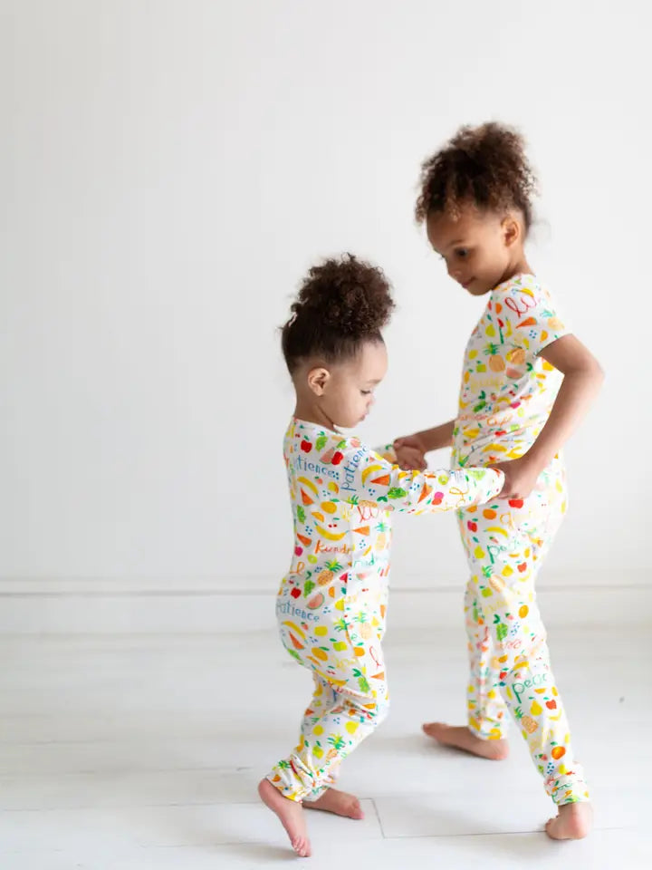Fruit of the Spirit Pj Short Sleeve & Pants Set Bamboo