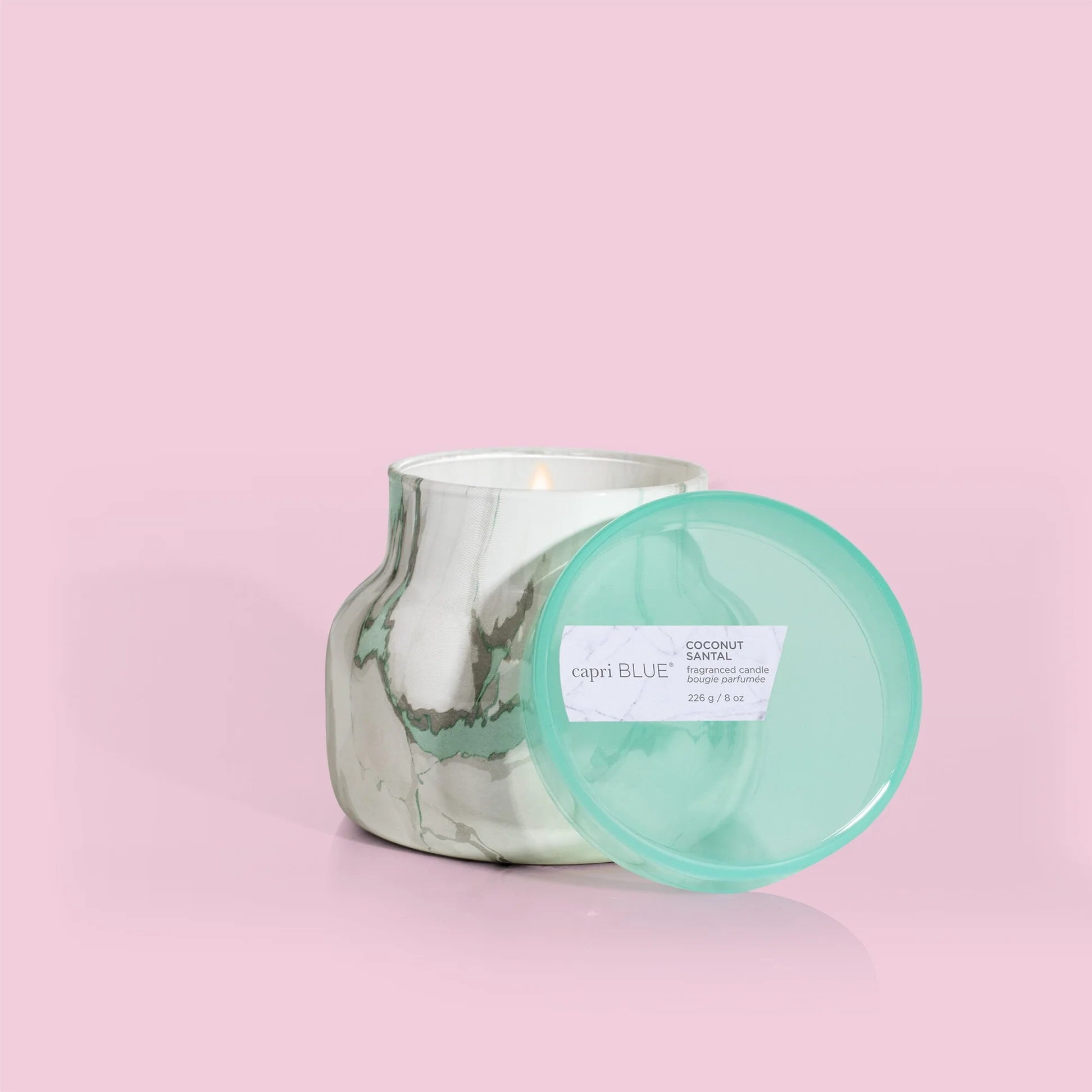 Coconut Santal Modern Marble Candle
