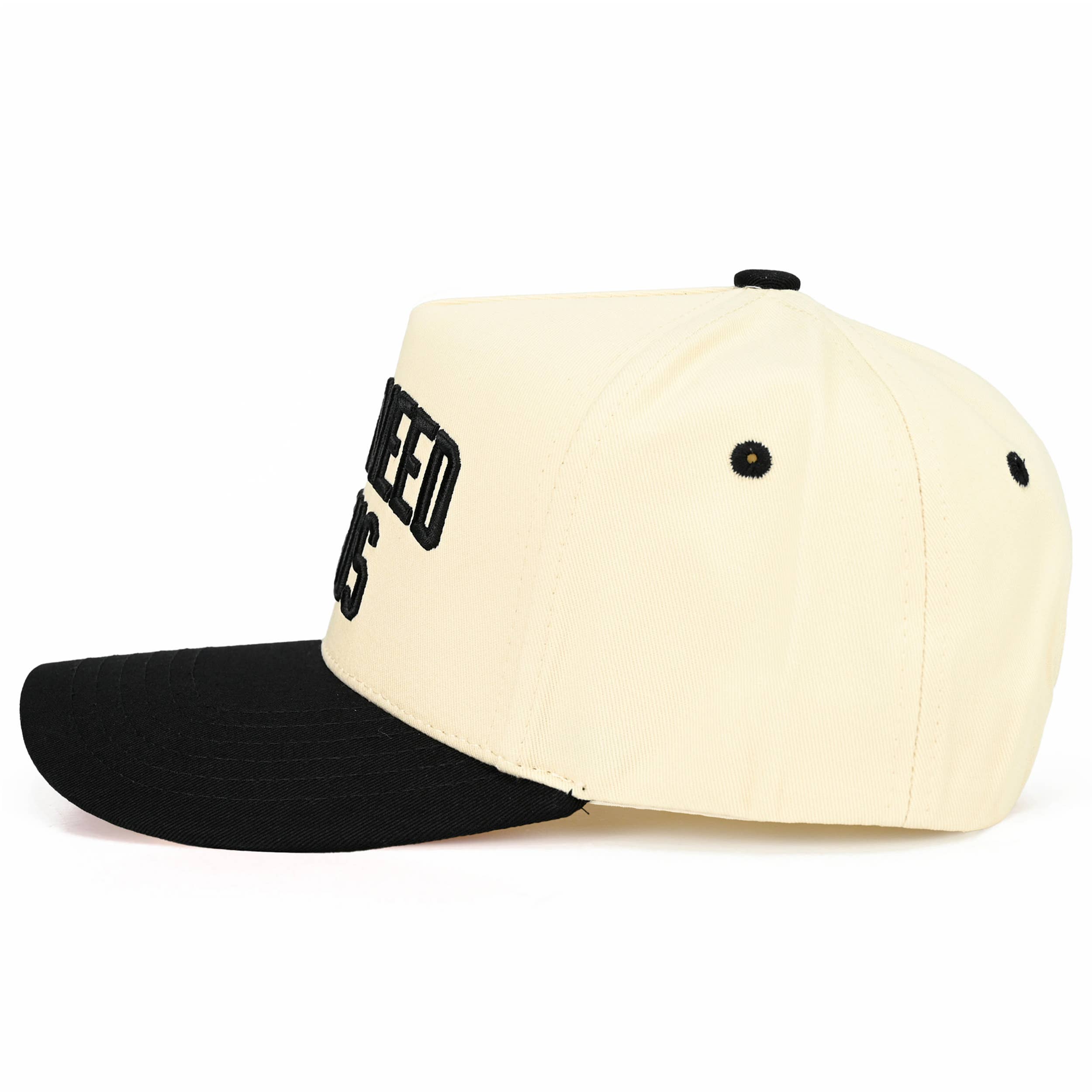 C.C Y'ALL NEED JESUS Embroidered Letter Two Tone Trucker Hat: Red