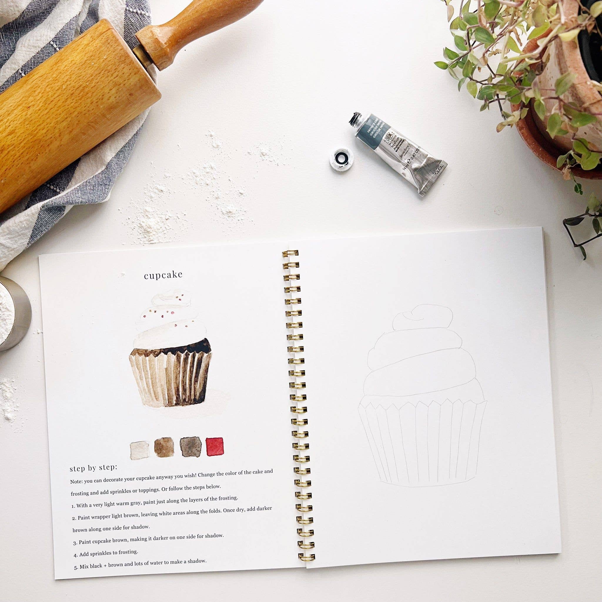 Baking Watercolor Workbook by Emily Lex