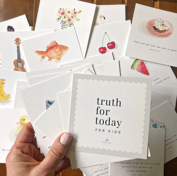 Truth For Today Cards For Kids By Emily Lex