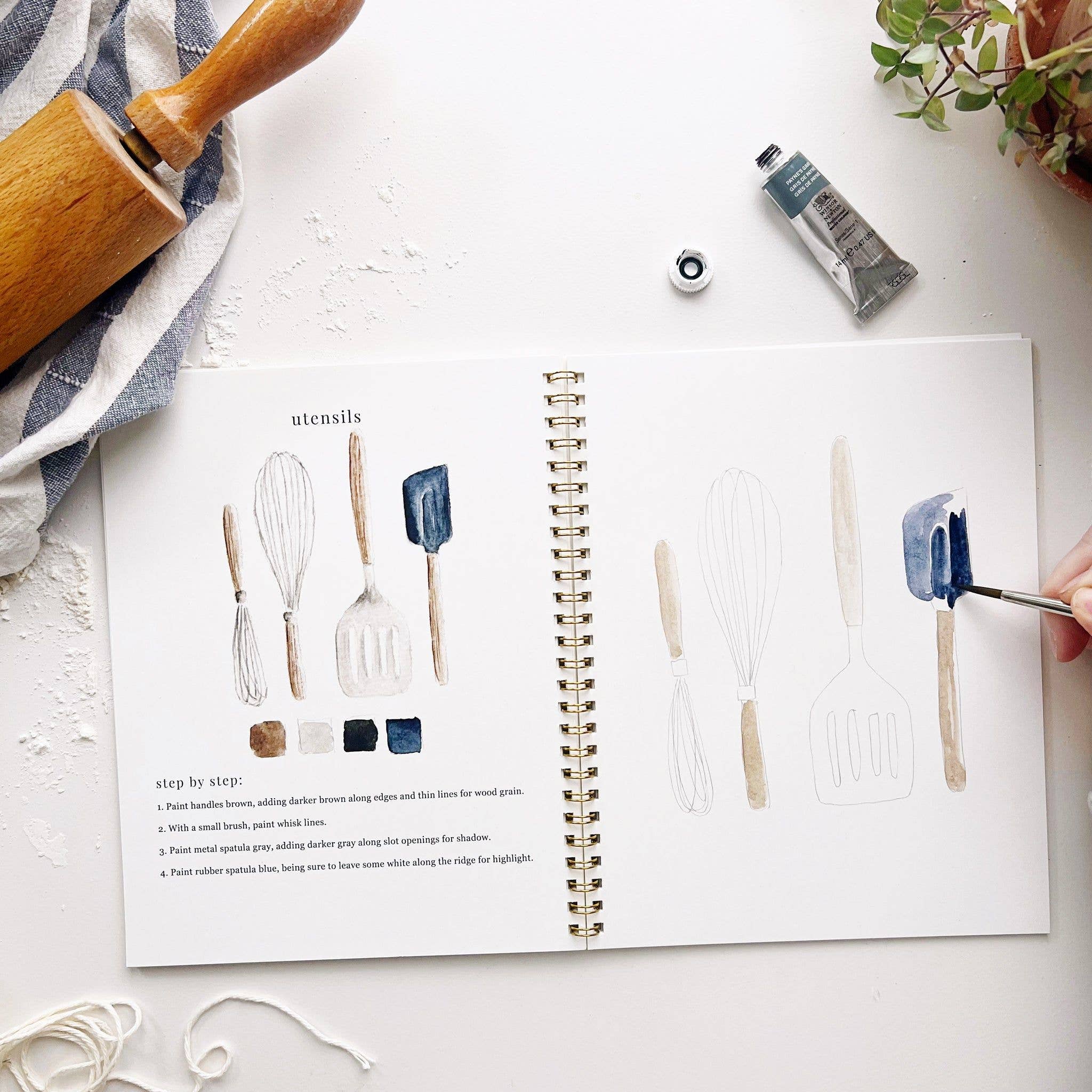 Baking Watercolor Workbook by Emily Lex